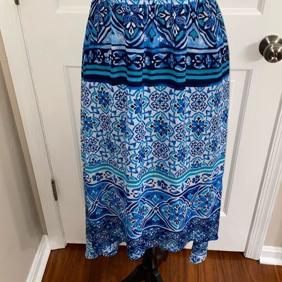 AB Studio asymmetrical maxi dress size 8 - Picture 3 of 14